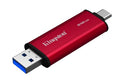 Kingston Technology Dual Portable 512 GB USB Type-A / USB Type-C 3.2 Gen 2 (3.1 Gen 2) Black, Red