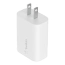 Belkin WCA004DQWH mobile device charger Smartphone, Tablet White USB Fast charging Indoor