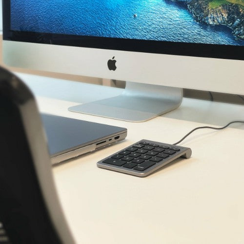 Macally UCNUMKEY22SG numeric keypad Laptop/PC USB Black, Gray