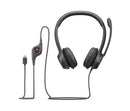 Logitech 981-001575 headphones/headset Wired Head-band Calls/Music USB Type-C Black