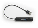 Sabrent HB-MCRM interface hub 480 Mbit/s Black