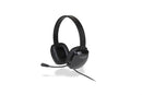 Cyber Acoustics AC-6008 headphones/headset Wired Head-band Office/Call center Black