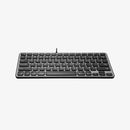 Macally UCAMINIZHUB keyboard Home/Office USB QWERTY English Black, Gray