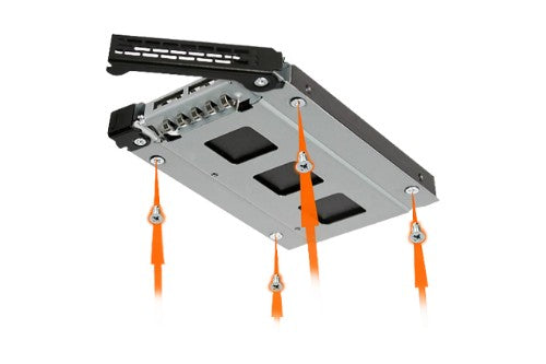 Icy Dock MB992TRAY-B drive bay panel Black, Silver