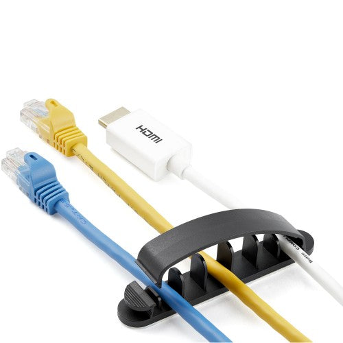 StarTech.com CDM6SCC cable organizer Desk/Wall Cable clip Black 100 pc(s)