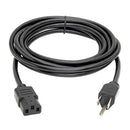 Tripp Lite P010-012 power cable Black 144.1" (3.66 m) NEMA 5-15P C13 coupler