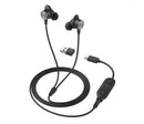 Logitech 981-001008 headphones/headset Wired In-ear Office/Call center USB Type-C Graphite