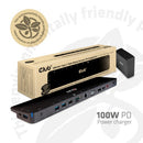 CLUB3D CSV-1564W100 laptop dock/port replicator Docking USB 3.2 Gen 1 (3.1 Gen 1) Type-C Black