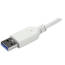 StarTech.com ST73007UA interface hub USB 3.2 Gen 1 (3.1 Gen 1) Type-A 5000 Mbit/s Silver, White