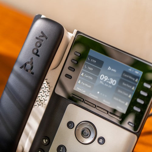Poly Edge E350 IP Phone and PoE-enabled