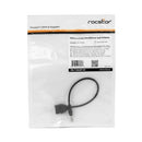 Rocstor Y10A297-B1 cable gender changer 3.5mm USB-A Black