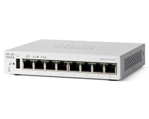 Cisco C1200-8T-D network switch Managed L2/L3 Gigabit Ethernet (10/100/1000) White