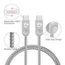 Siig CB-US0L11-S1 USB cable 39.6" (1.01 m) USB C Zinc