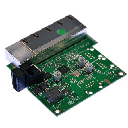 Brainboxes SW-105 network switch Fast Ethernet (10/100) Green