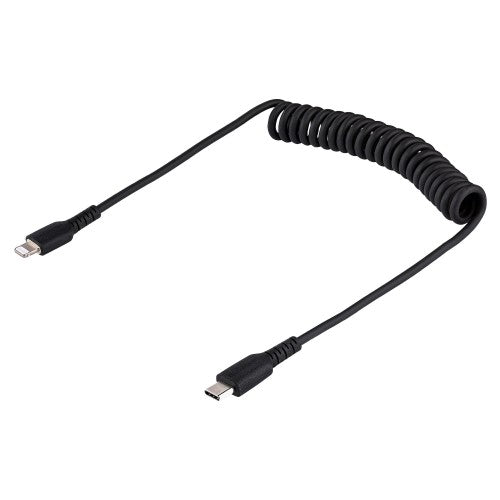 StarTech.com RUSB2CLT50CMBC lightning cable 19.7" (0.5 m) Black