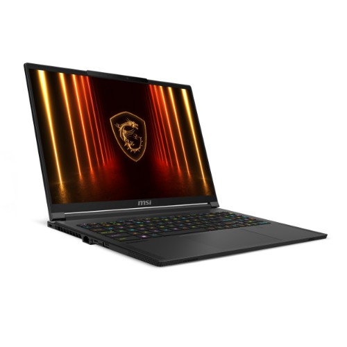MSI Stealth A16 AI+ A3XWIG-076US AMD Ryzen AI 9 370 Laptop 16" Quad HD+ 32 GB LPDDR5x-SDRAM 2 TB SSD NVIDIA GeForce RTX 5080 Wi-Fi 7 (802.11be) Windows 11 Pro Black