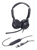 Yealink UH42 Dual UC USB-C/A Headset Wired Head-band Calls/Music USB Type-C / USB Type-A Black