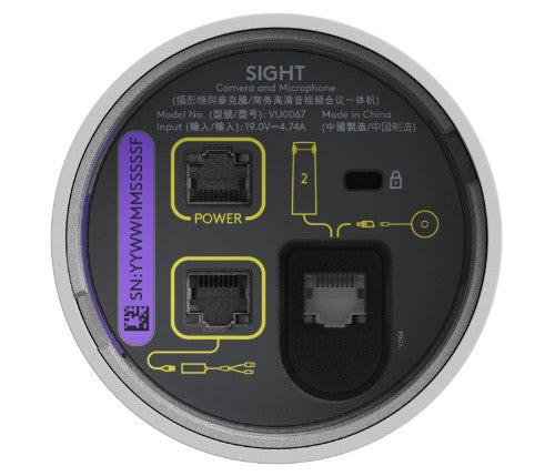 Logitech 960-001503 video conferencing camera White 3840 x 2160 pixels 60 fps CMOS