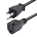 StarTech.com 231A-8A00-POWER-CORD power cable Black 118.1" (3 m) NEMA 5-15P NEMA 5-15R