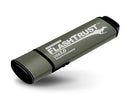 iStorage Kanguru FlashTrust USB 3.0 128GB USB flash drive USB Type-A 3.2 Gen 1 (3.1 Gen 1) Gray