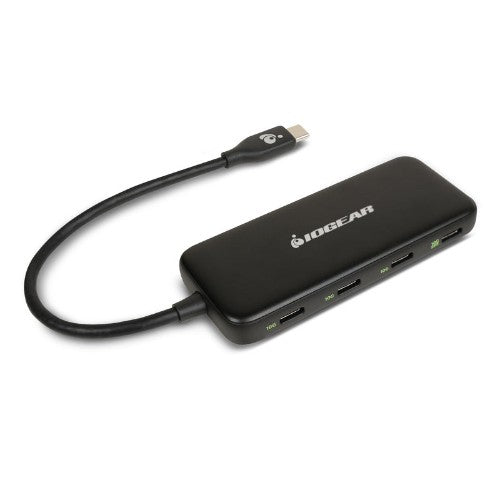 iogear GUH3C4C interface hub USB 3.2 Gen 2 (3.1 Gen 2) Type-C 10000 Mbit/s Black