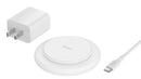 Belkin BoostCharge Headphones, Smartphone White USB Wireless charging Fast charging Indoor
