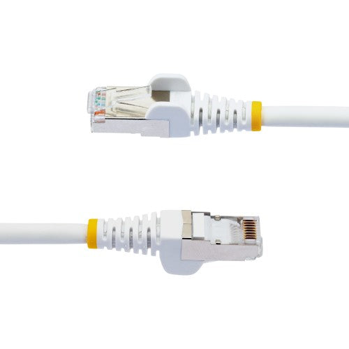StarTech.com NLWH-12F-CAT6A-PATCH networking cable White 141.7" (3.6 m) S/FTP (S-STP)