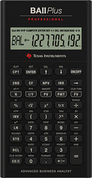 Texas Instruments BA II Plus calculator Pocket Financial Black